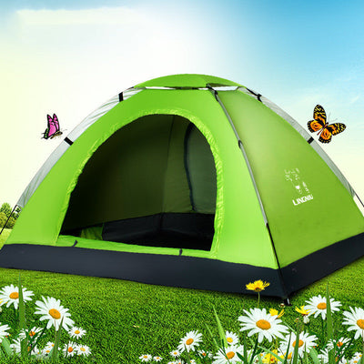 Single-layer tent camping outdoor camping beach null