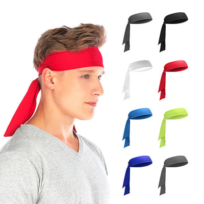Tie Knotted Fitness Elastic Female Headband Sports Turban null