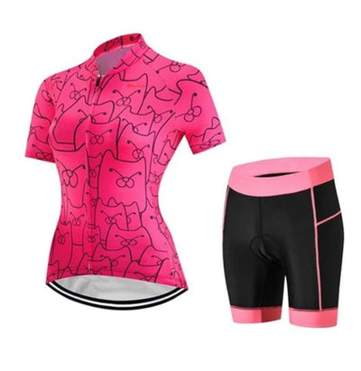 Cycling Kit - CatPink null