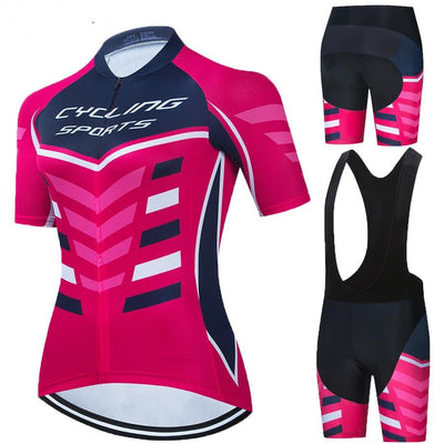 Short-sleeved Bib Cycling Jersey Suit, Cycling Top null